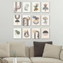 Wallity Set de 12 Cuadros Decorativos Multicolor en MDF (20 x 15 cm)